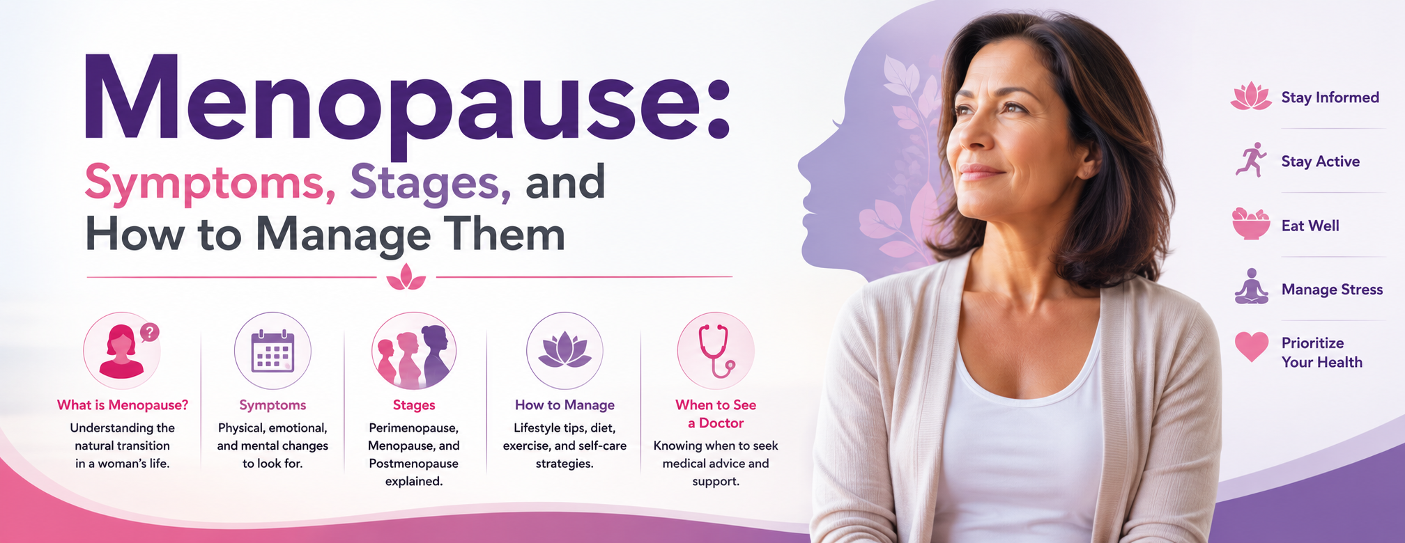 Menopause: Symptoms, Stages, and How to Manage Them